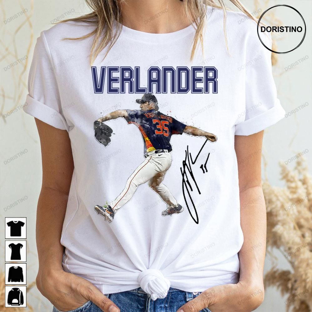 Justin Verlander Signature Doristino Limited Edition T-shirts