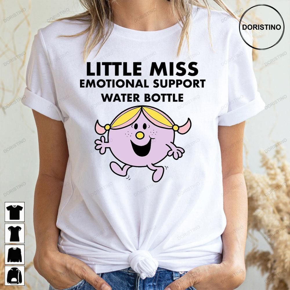 Little Miss Emotional Support Water Bottle Doristino Awesome Shirts