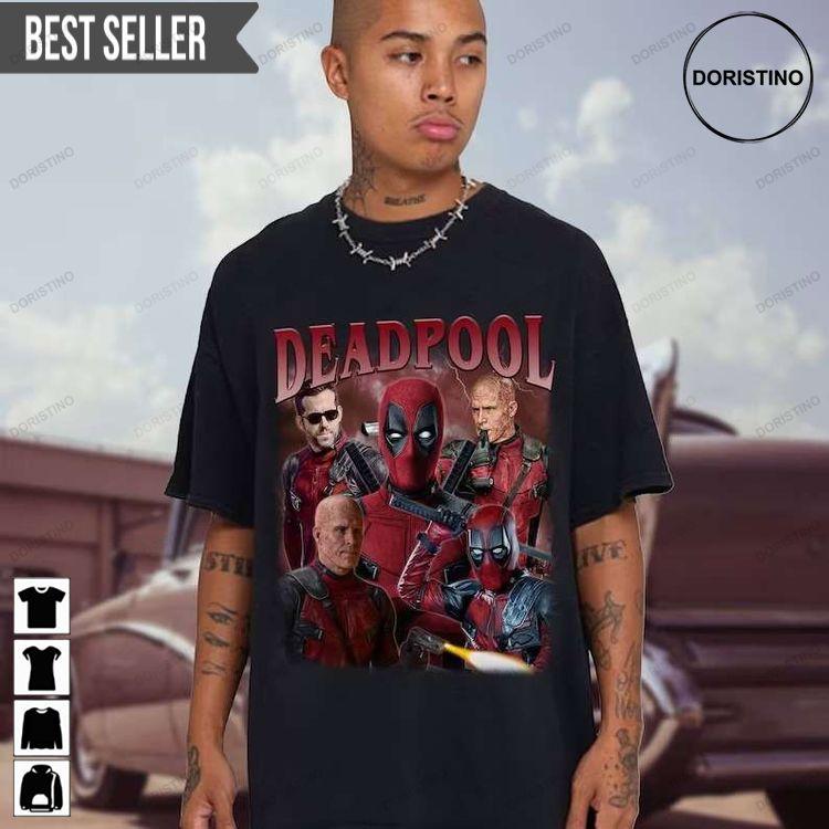 Deadpool Wade Wilson Deadpool Movie Short Sleeve Doristino Hoodie Tshirt Sweatshirt