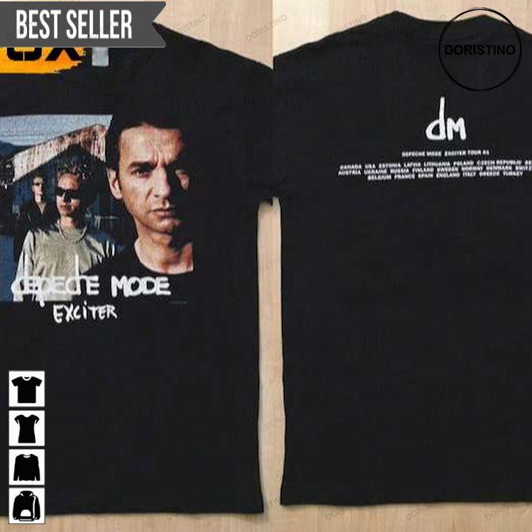 Depeche Mode Exciter Tour 2001 Band Doristino Sweatshirt Long Sleeve Hoodie