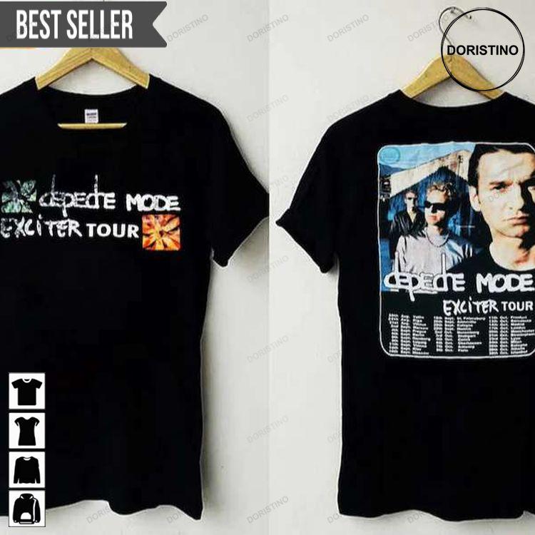 Depeche Mode Exciter Tour 2001 Short-sleeve Doristino Hoodie Tshirt Sweatshirt