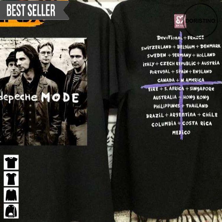 Depeche Mode Faith Devotional World Tour Concert 1993 Doristino Tshirt Sweatshirt Hoodie