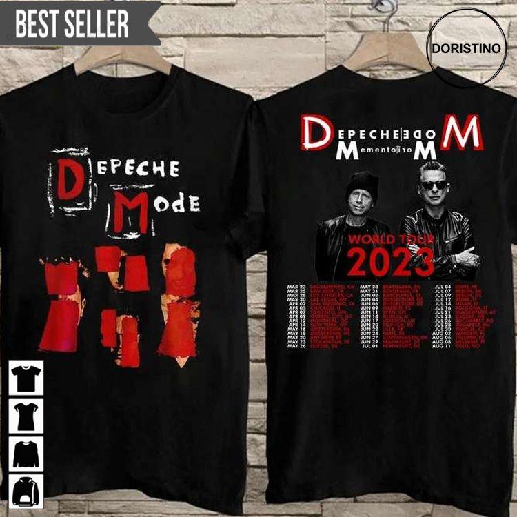 Depeche Mode Memento Mori World Tour 2023 Concert Short-sleeve Doristino Hoodie Tshirt Sweatshirt