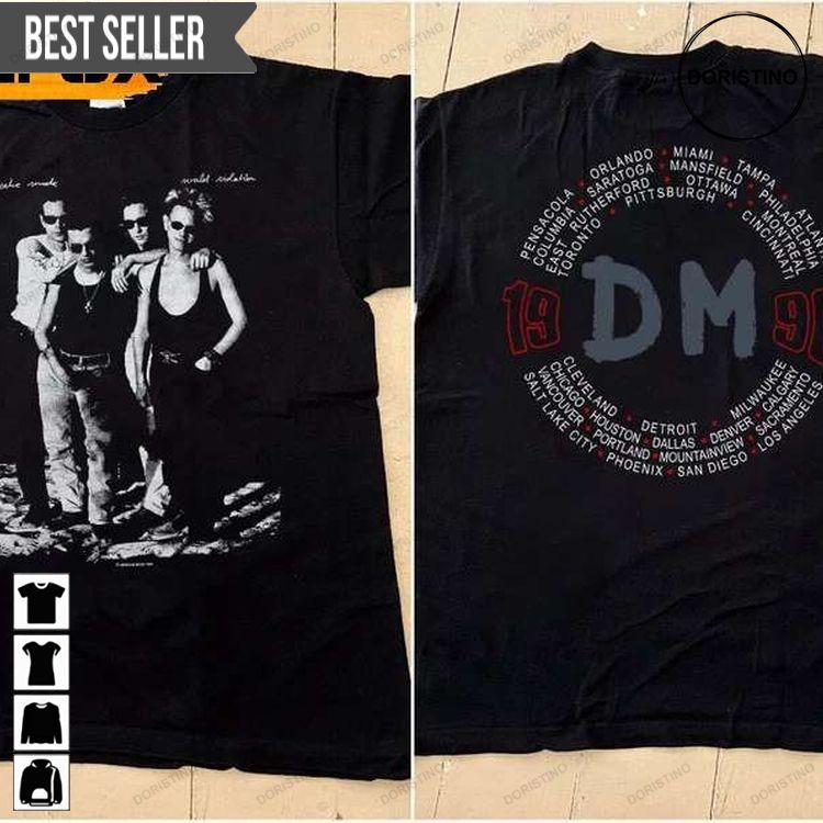 Depeche Mode World Violation 1990 Tour Concert Doristino Hoodie Tshirt Sweatshirt