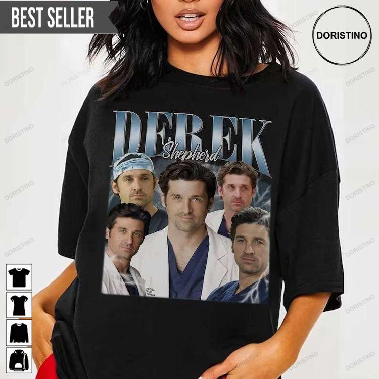 Derek Shepherd Greys Anatomy Movie Doristino Hoodie Tshirt Sweatshirt