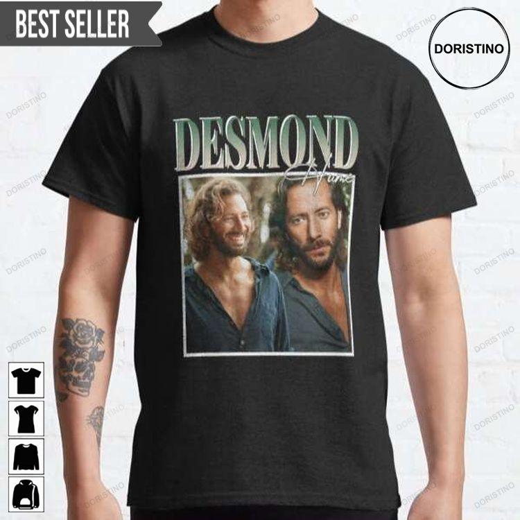 Desmond Hume Film Movie Actor Doristino Sweatshirt Long Sleeve Hoodie