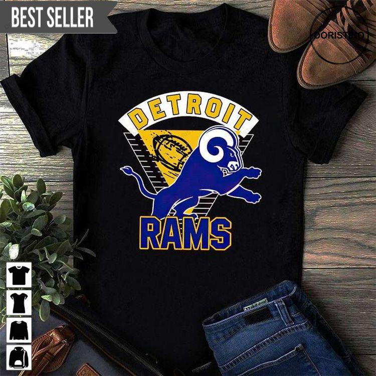 Detroit Rams Doristino Sweatshirt Long Sleeve Hoodie