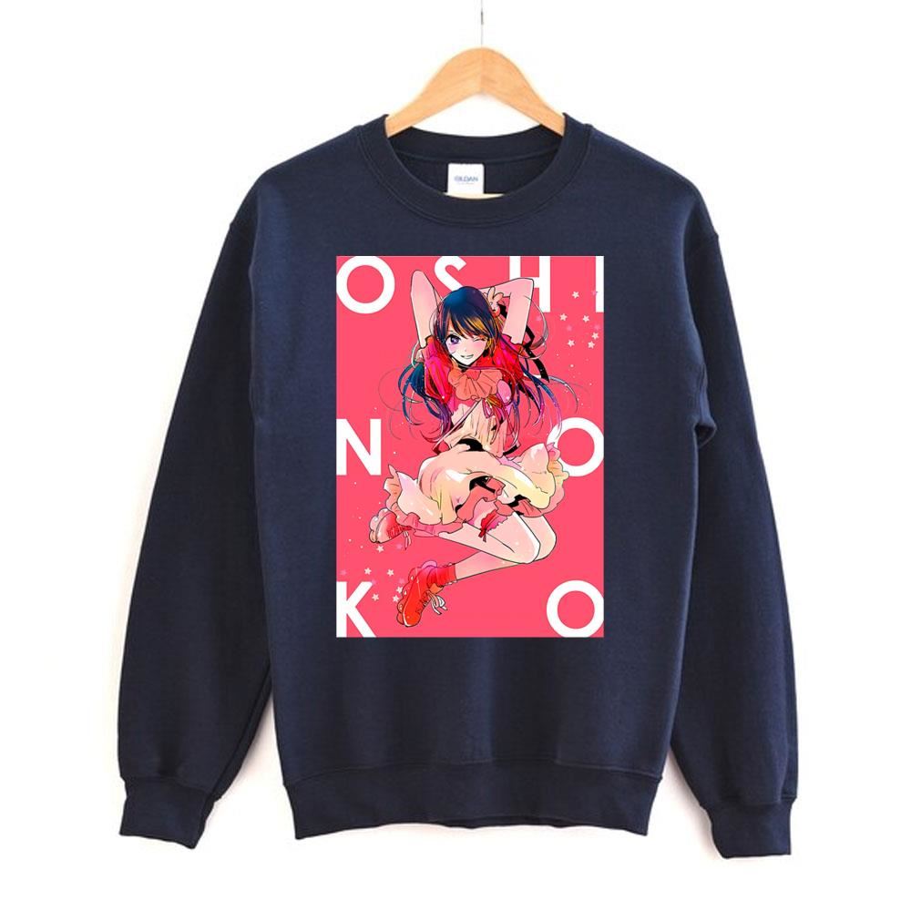 Red Background Ai Hoshino Oshi No Ko Anime 2 Doristino Limited Edition T-shirts Red Background Ai Hoshino Oshi No Ko Anime 2 Doristino Limited Edition T-shirts
