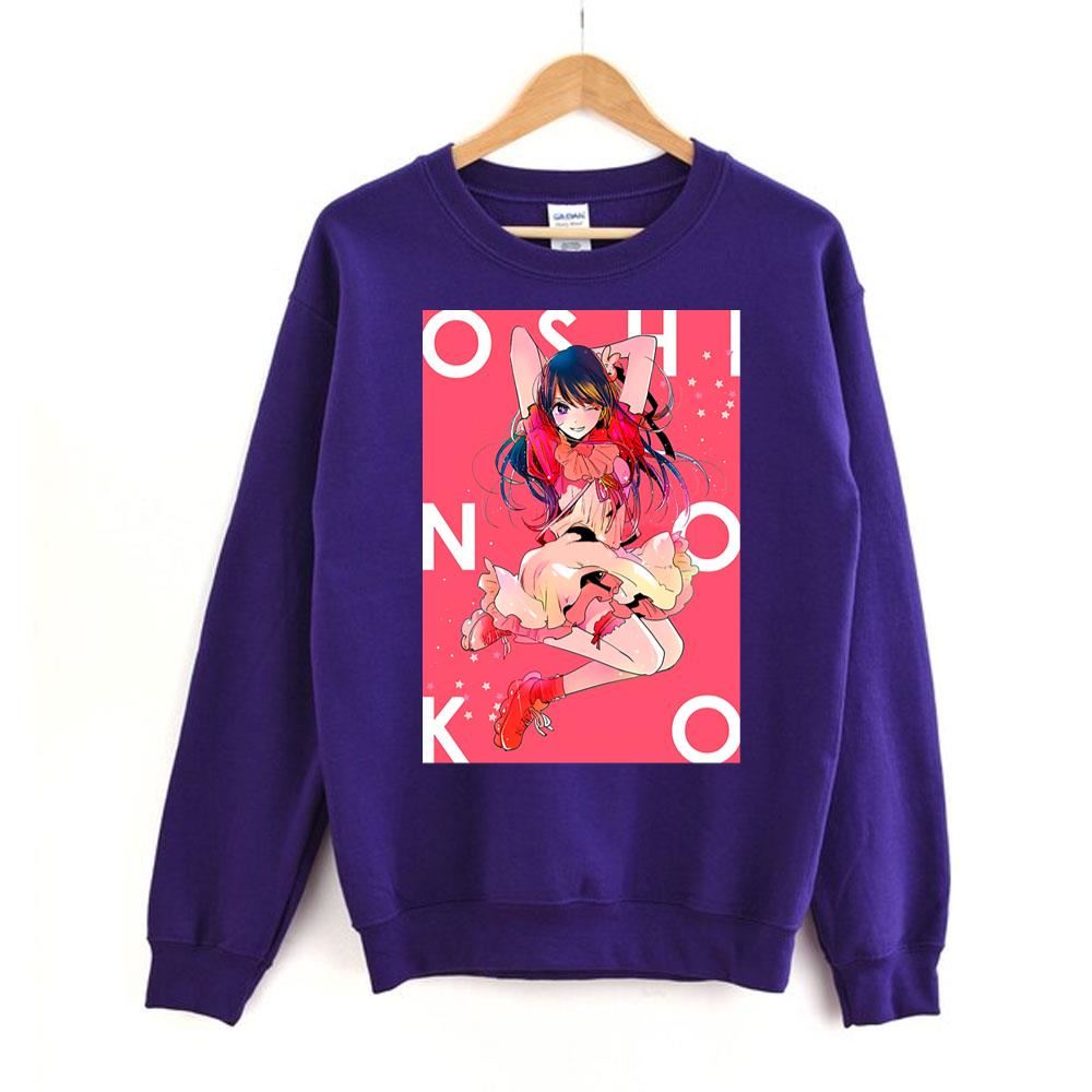 Red Background Ai Hoshino Oshi No Ko Anime 2 Doristino Limited Edition T-shirts Red Background Ai Hoshino Oshi No Ko Anime 2 Doristino Limited Edition T-shirts