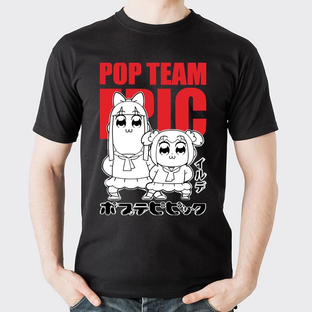 Red White Art Pipimi Popuko Pop Team Epic 2 Doristino Limited Edition T-shirts