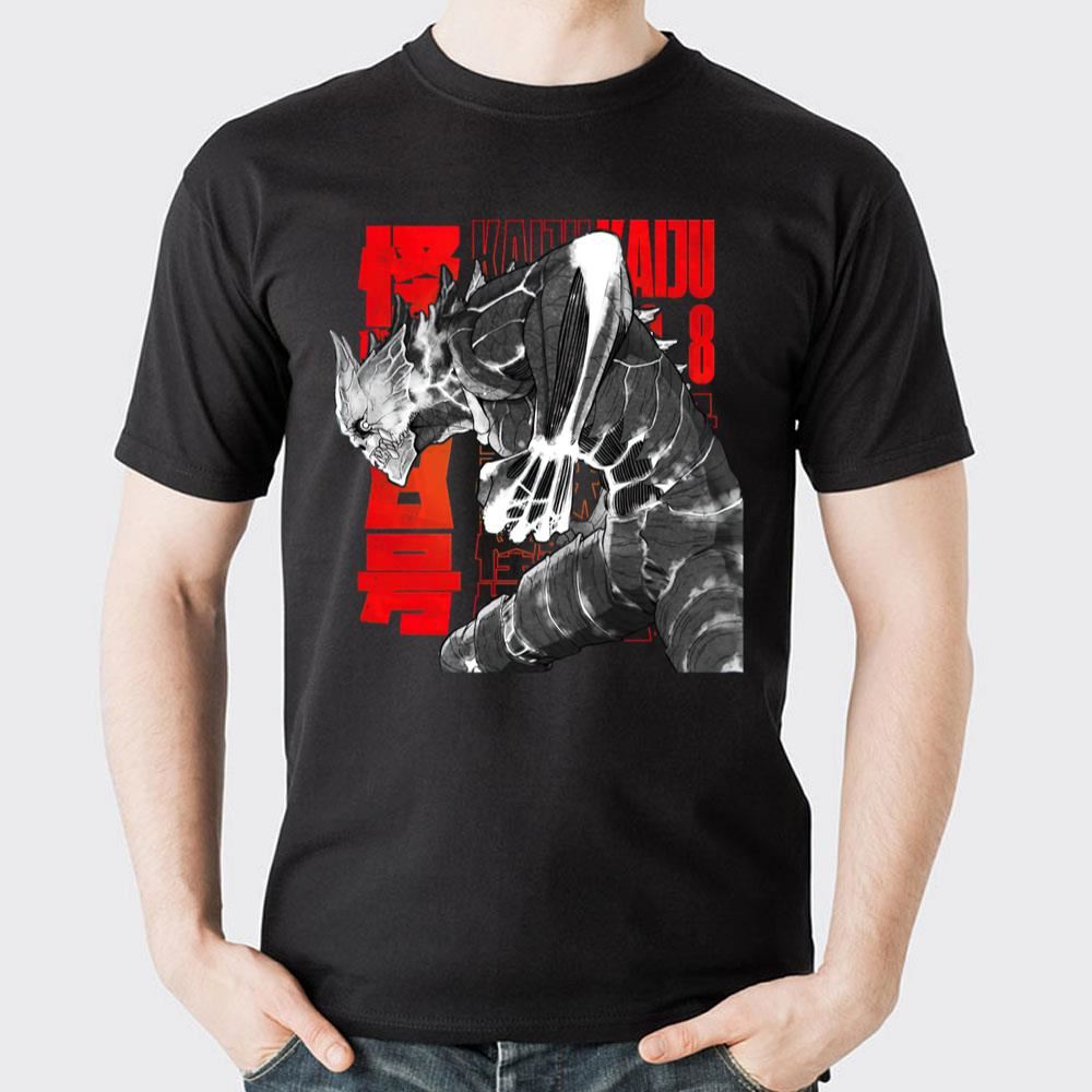 Red White Kafka Hibino Kaiju No 8 Monster 8 2 Doristino Awesome Shirts