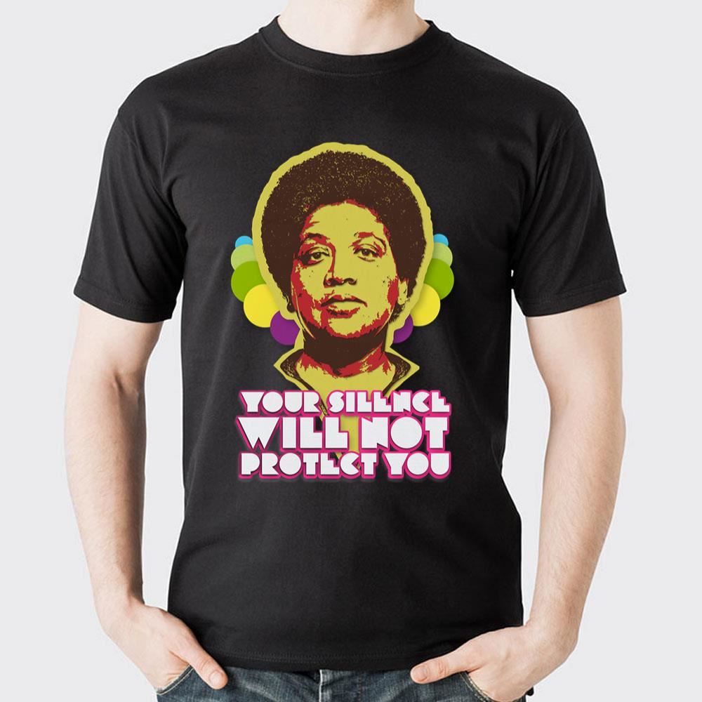 Retro Audre Lorde Your Silence Will Not Protect You 2 Doristino Limited Edition T-shirts