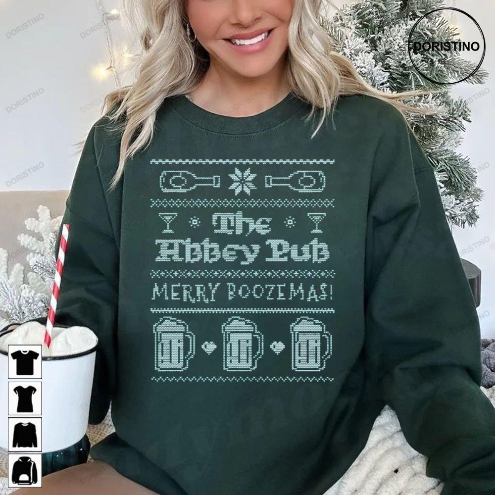 The Abbey Pub Beer Ugly Christmas 2 Doristino Sweatshirt Long Sleeve Hoodie
