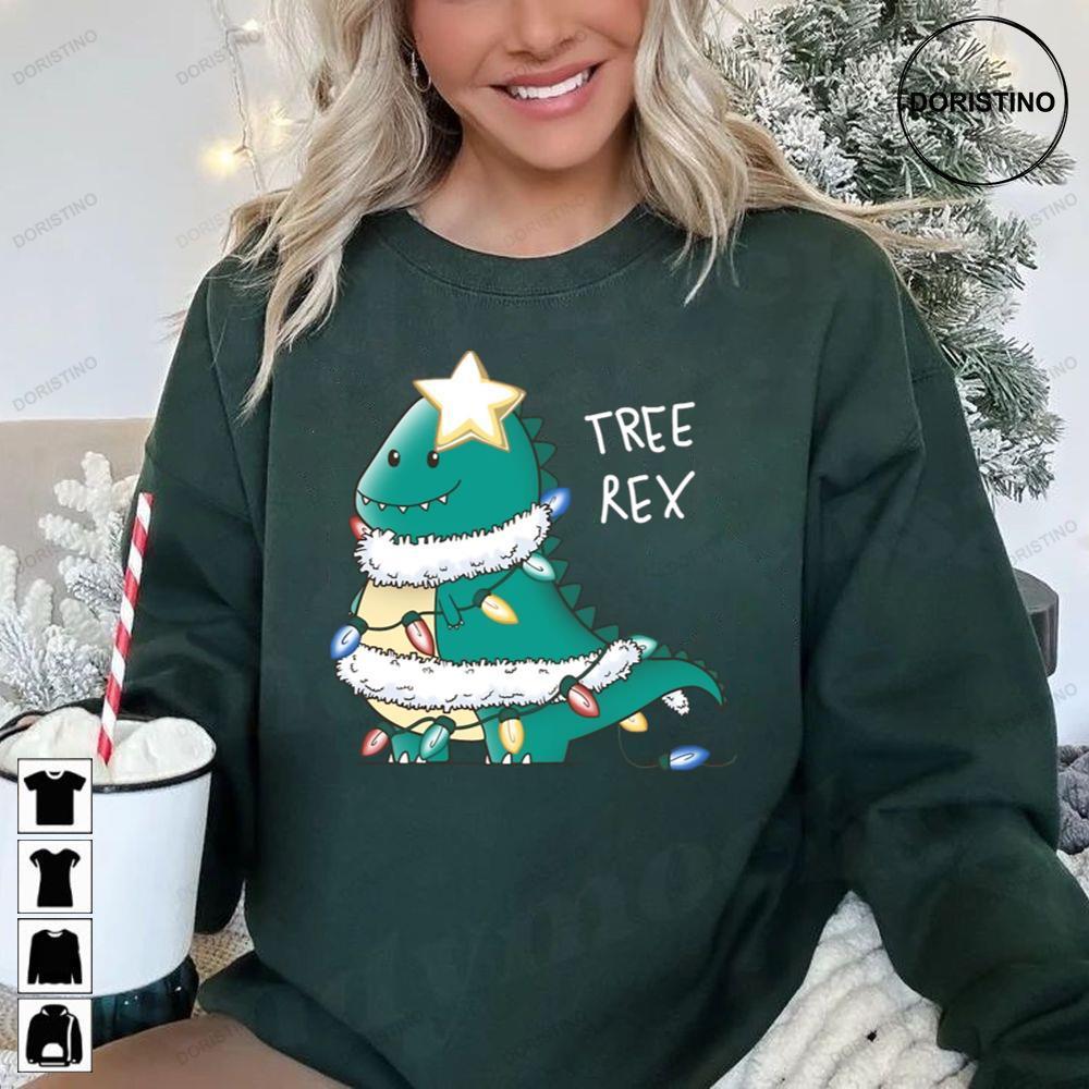 Tree Fat Rex Christmas 2 Doristino Hoodie Tshirt Sweatshirt