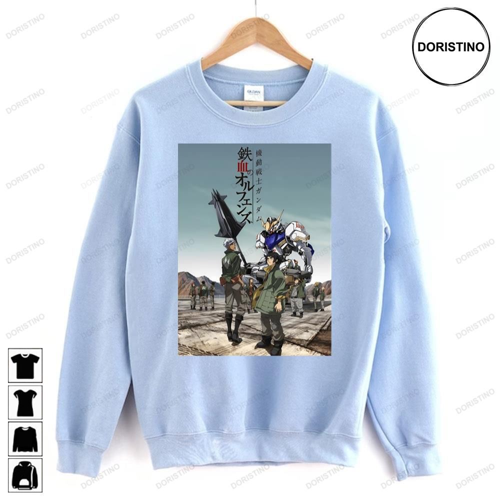 Poster Mobile Suit Gundam Iron-blooded Orphans Doristino Limited Edition T-shirts