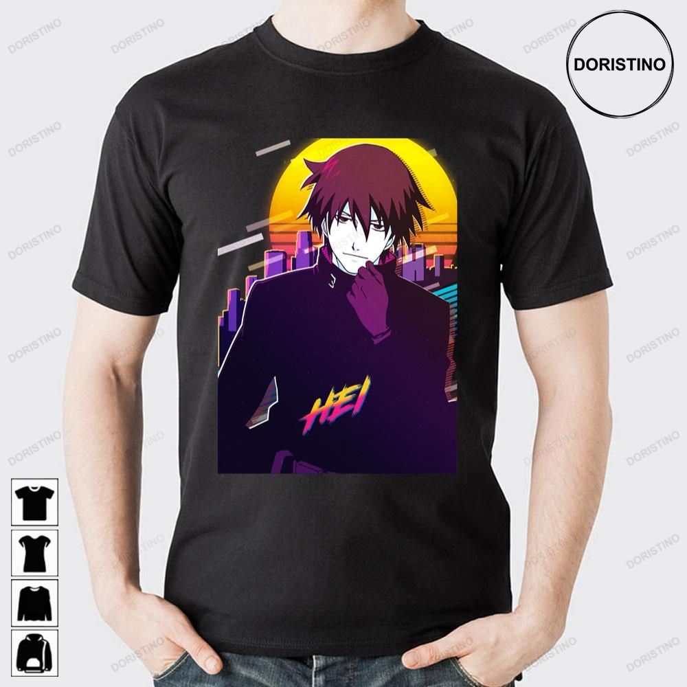 Retro Darker Than Black Hei Doristino Awesome Shirts