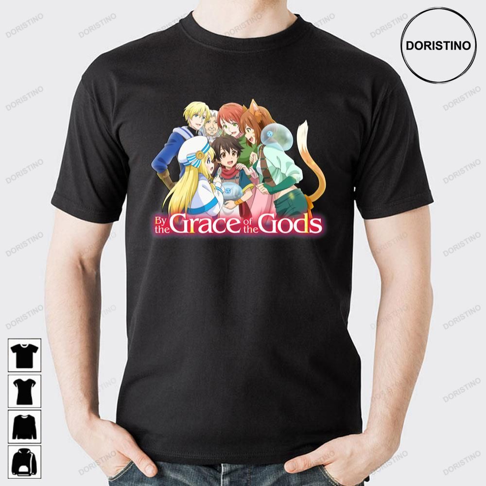 Retro Design By The Grace Of The Gods Main Characters Doristino Awesome Shirts