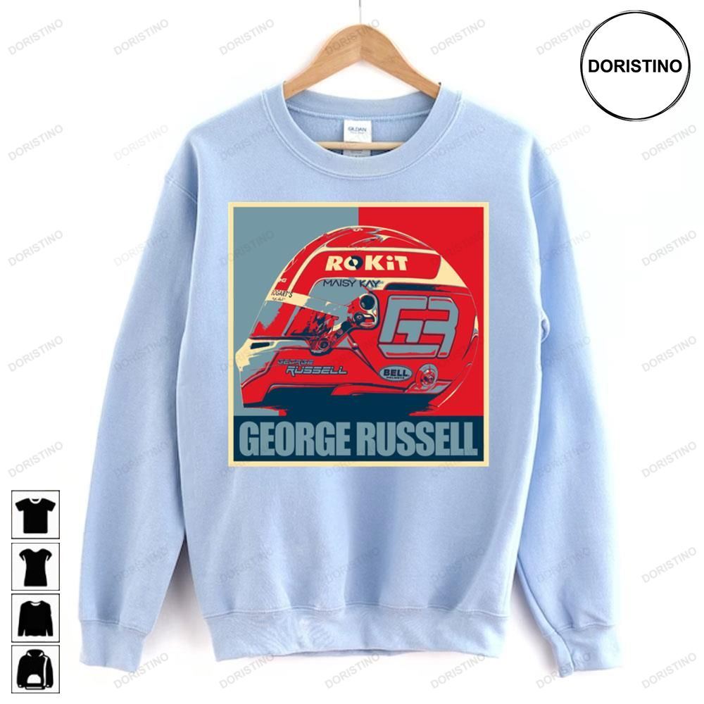 Retro George Russell Mercedes Doristino Awesome Shirts