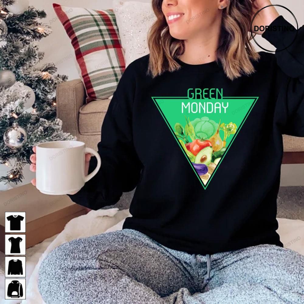 The Optimal Food Triangle Green Monday Awesome Shirts