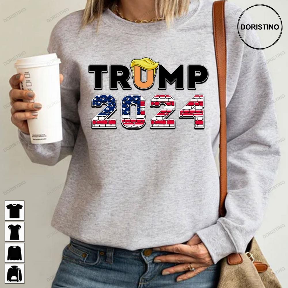 Trump 2024 Elections Usa President Black Version Trending Style