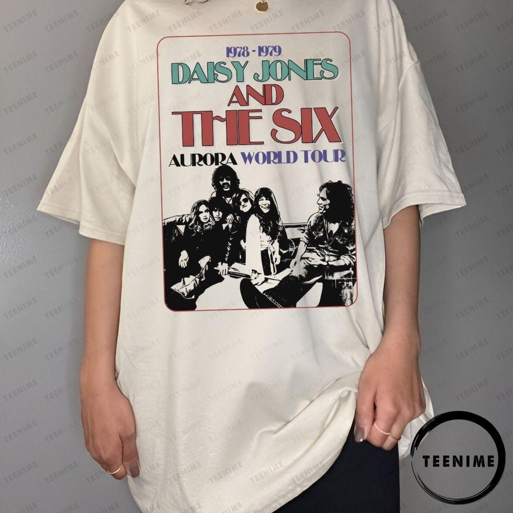World Tour Tee Daisy Jones And The Six Aurora Teenime Trending Shirt