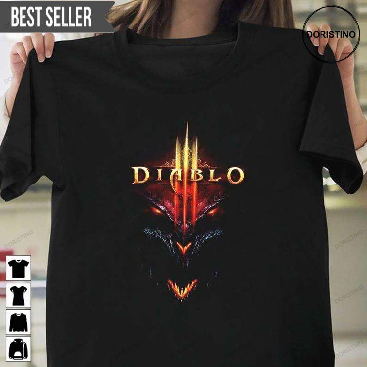 Diablo Iii 3 Game Cover Gamer Licensed Adult Doristino Hoodie Tshirt Sweatshirt