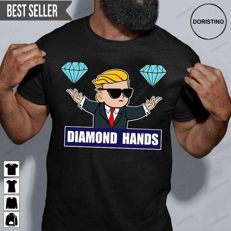 Diamond Hands Wsb Doristino Tshirt Sweatshirt Hoodie