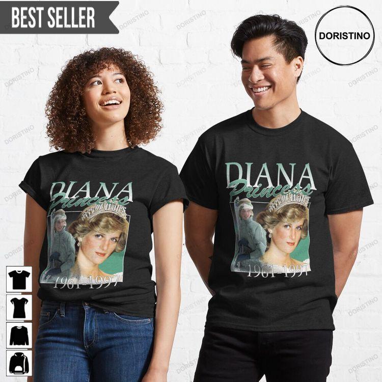 Diana Princess Vintage Unisex Doristino Hoodie Tshirt Sweatshirt