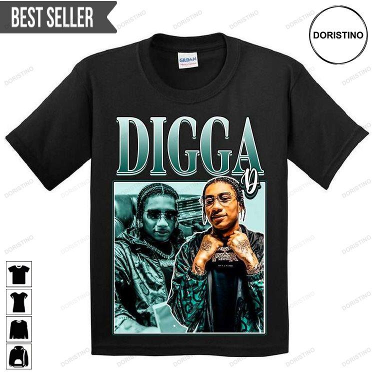 Digga D Rapper Vintage Black Doristino Tshirt Sweatshirt Hoodie