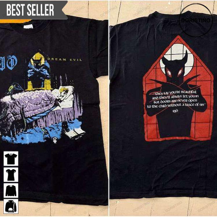 Dio Dream Evil Tour Vintage 1987 Doristino Sweatshirt Long Sleeve Hoodie