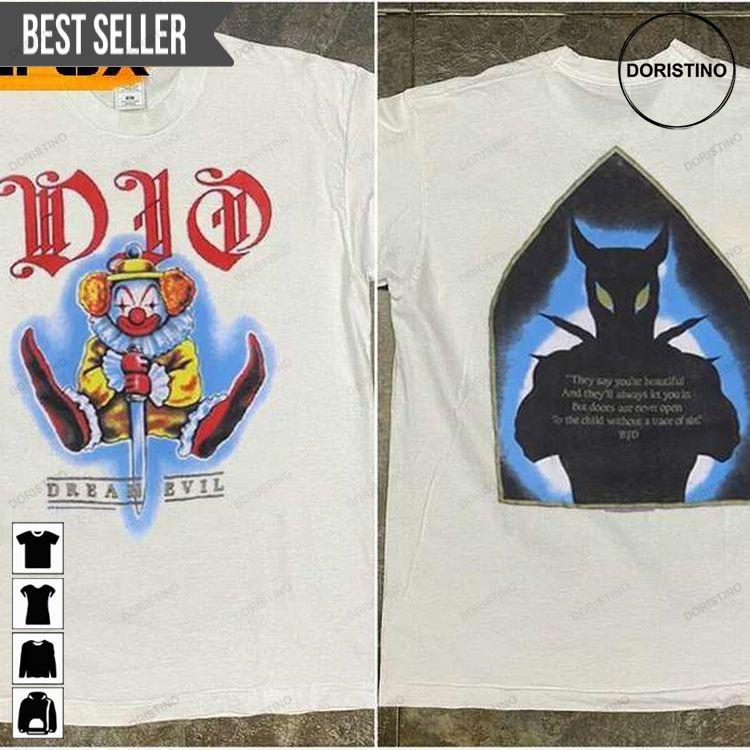 Dio Dream Evil White 1987 Doristino Sweatshirt Long Sleeve Hoodie Dio Dream Evil White 1987 Doristino Sweatshirt Long Sleeve Hoodie