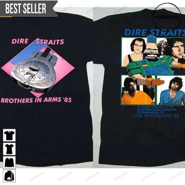 Dire Straits Brothers In Arms 85 Short-sleeve Doristino Sweatshirt Long Sleeve Hoodie