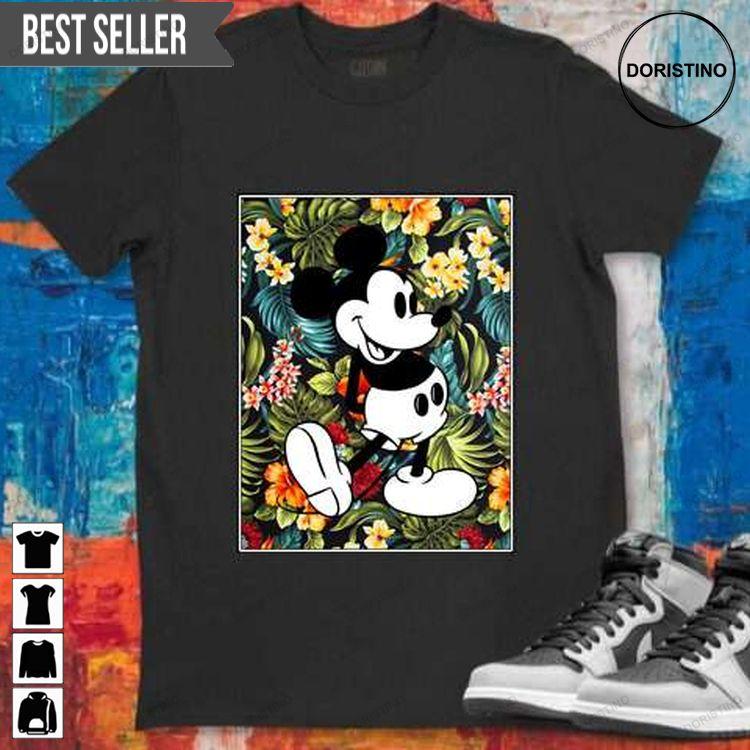 Disney Tropical Mickey Mouse Doristino Hoodie Tshirt Sweatshirt