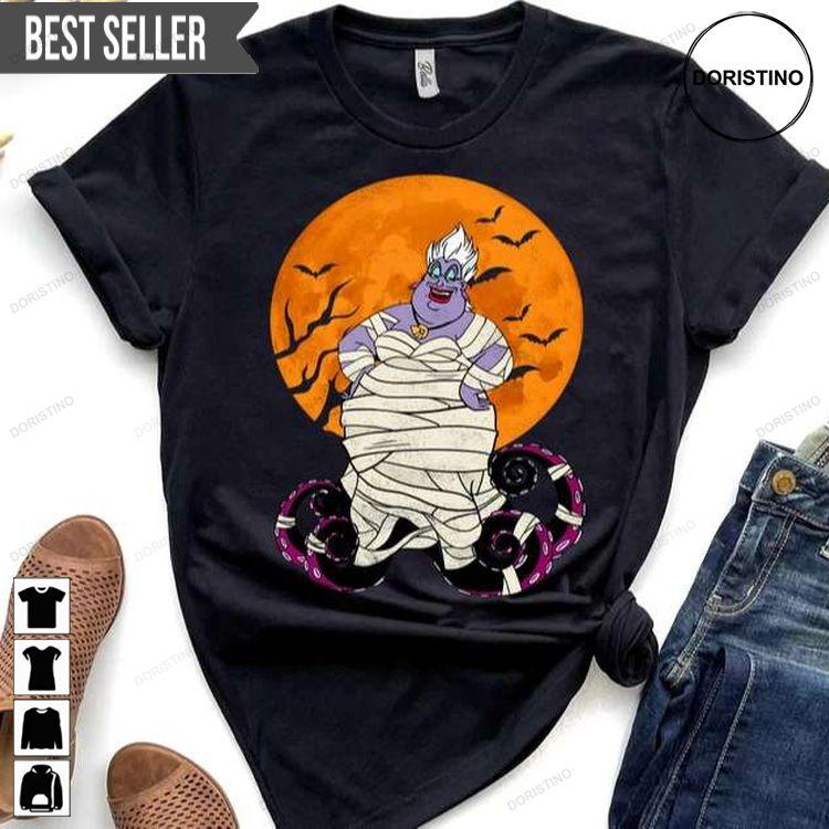 Disney Villains Characters Ursula Mummy Halloween Unisex Doristino Sweatshirt Long Sleeve Hoodie