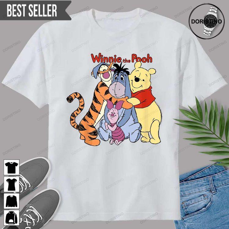 Disney Winnie The Pooh Team Doristino Hoodie Tshirt Sweatshirt