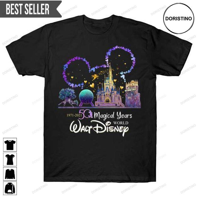 Disney World 50th Anniversary Walt Disney Magic Kingdom Doristino Hoodie Tshirt Sweatshirt