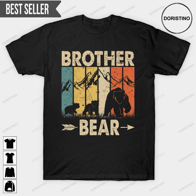 Distressed Brother Bear Doristino Sweatshirt Long Sleeve Hoodie