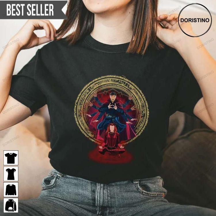 Doctor Strange And Scarlet Witch Multiverse Of Madness Doristino Hoodie Tshirt Sweatshirt