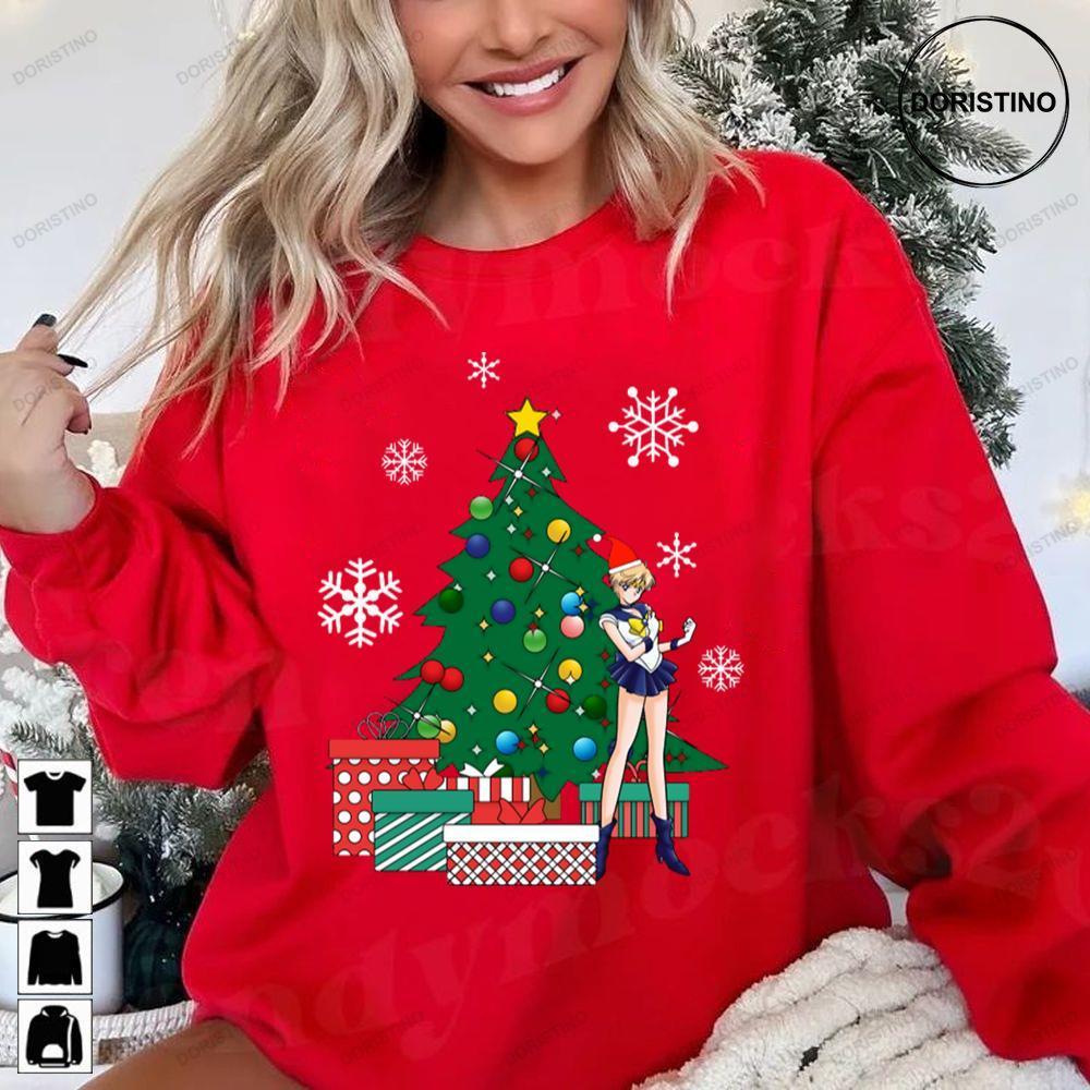 Uranus Around The Christmas Tree Sailor Moon 2 Doristino Sweatshirt Long Sleeve Hoodie Uranus Around The Christmas Tree Sailor Moon 2 Doristino Sweatshirt Long Sleeve Hoodie