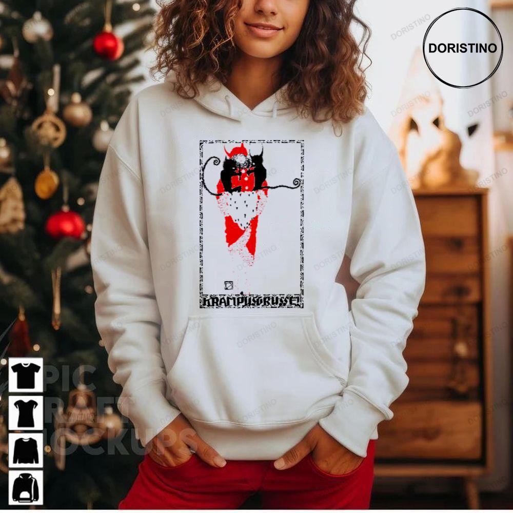 Vintage Style Krampus Christmas 2 Doristino Hoodie Tshirt Sweatshirt