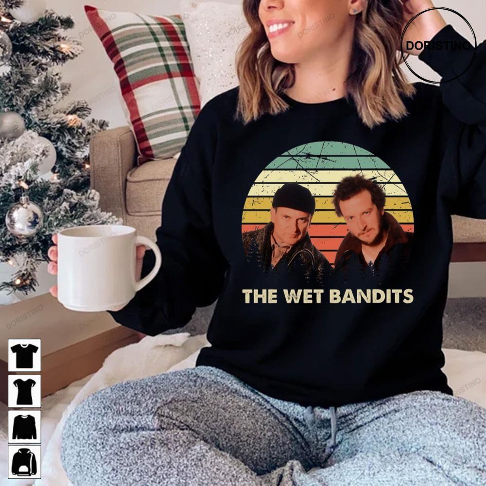 Vintage Wet Bandits Comedy Home Alone Christmas 2 Doristino Hoodie Tshirt Sweatshirt