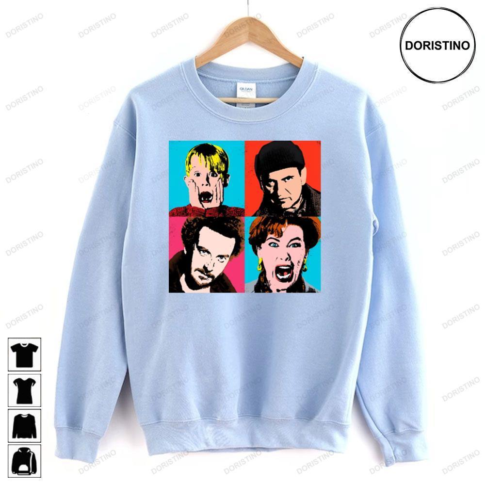 Warhol Alone Home Alone Christmas 2 Doristino Sweatshirt Long Sleeve Hoodie