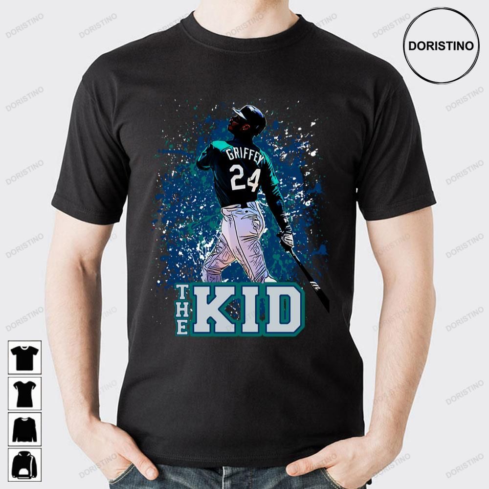 The Kid Ken Grifey Jr 24 Doristino Limited Edition T-shirts