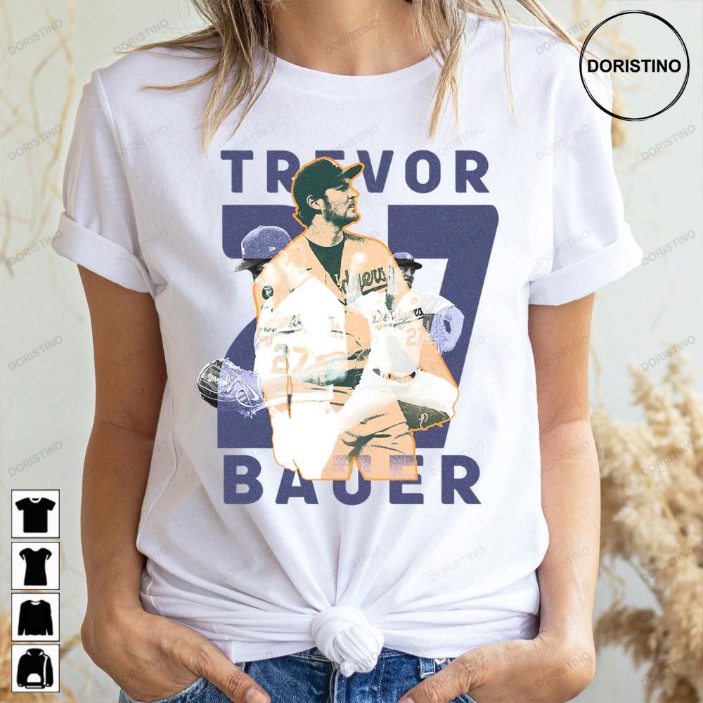 Vintage 27 Trevor Bauer Doristino Awesome Shirts