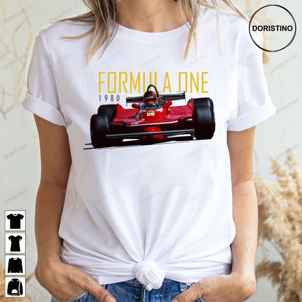 Vintage Formula 1 80s Ferrari 312t5 Doristino Limited Edition T-shirts