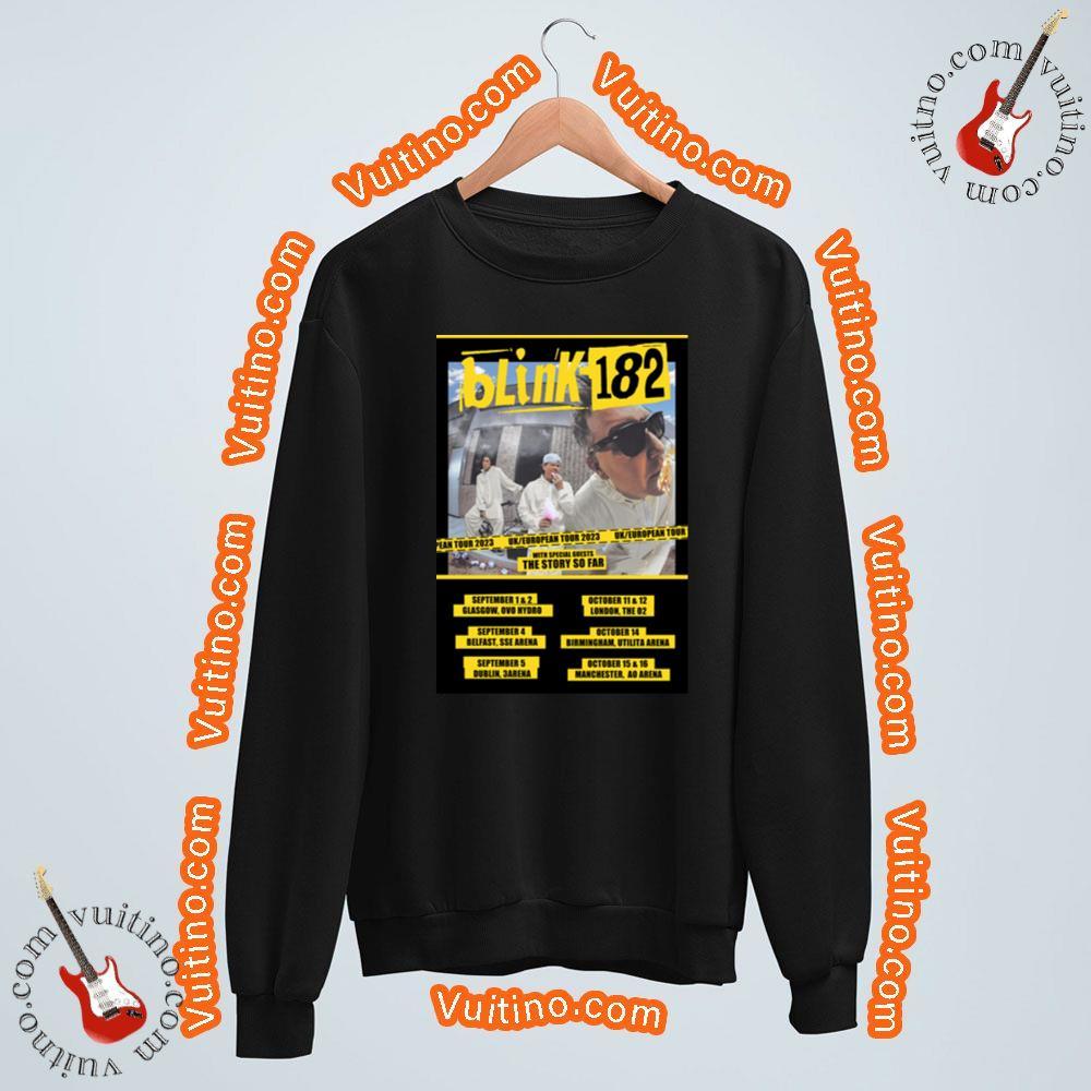 Blink 182 2023 Uk Reunion Tour Shirt