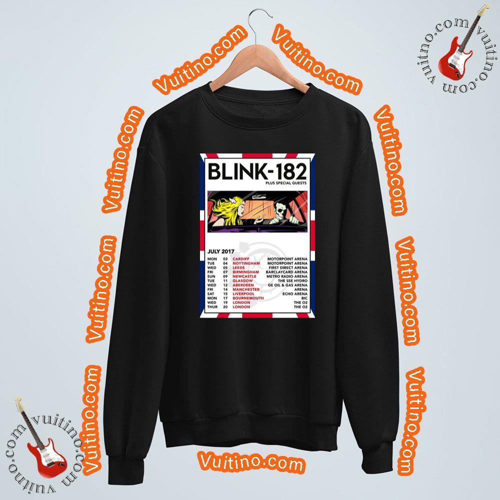 Blink 182 California July 2017 Uk Arena Tour Apparel
