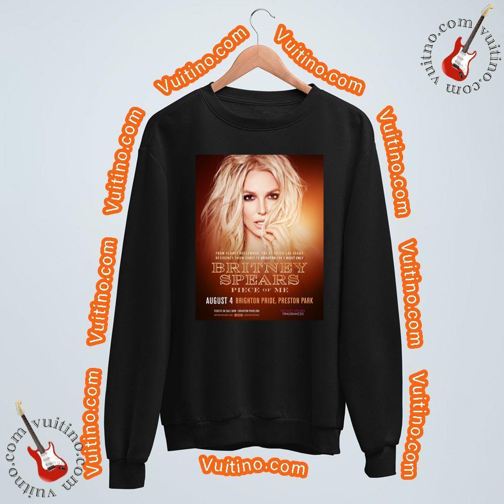 Britney Spears Piece Of Me Brighton Preston Park August 2018 Shirt