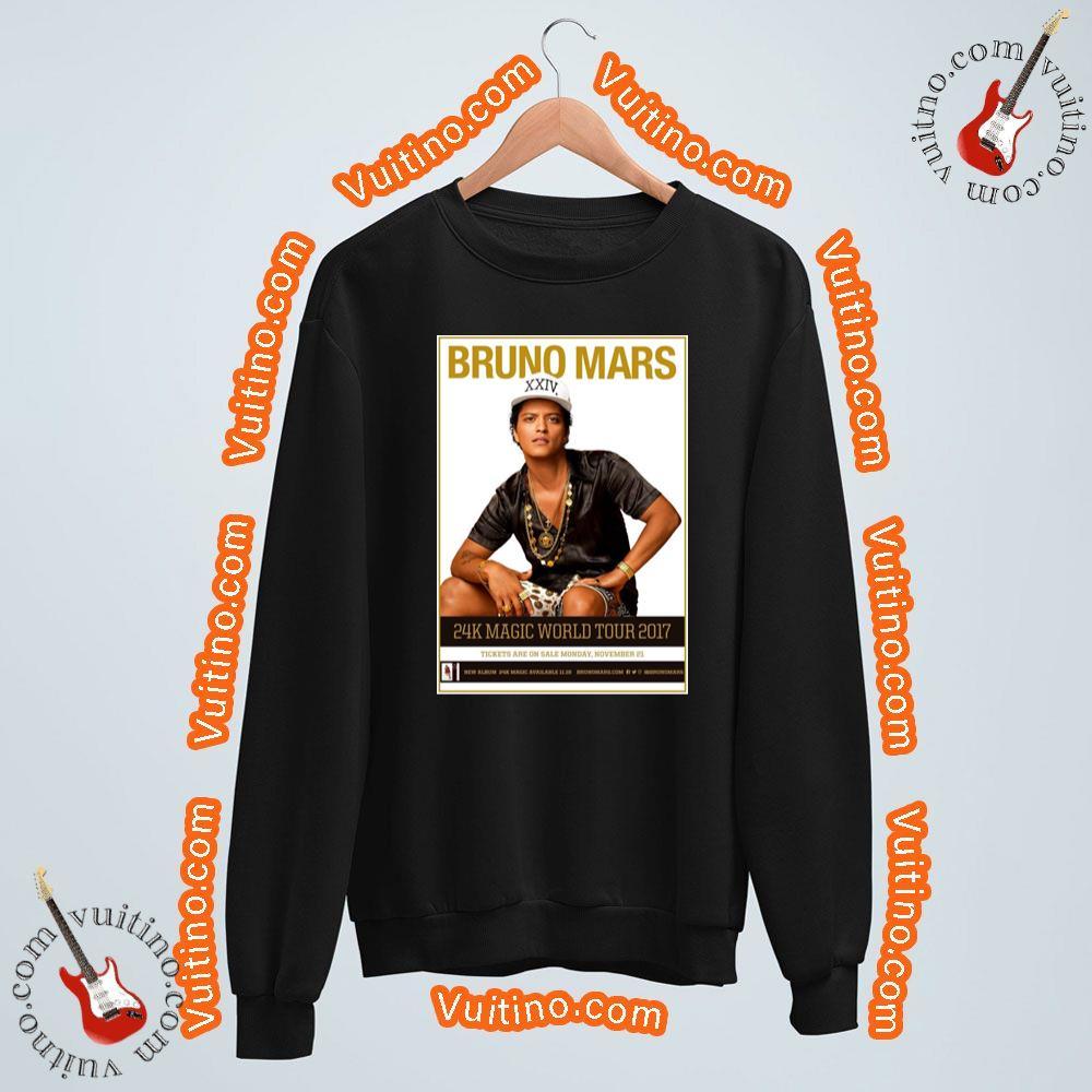 Bruno Mars 24k Magic World Tour 2017 Shirt