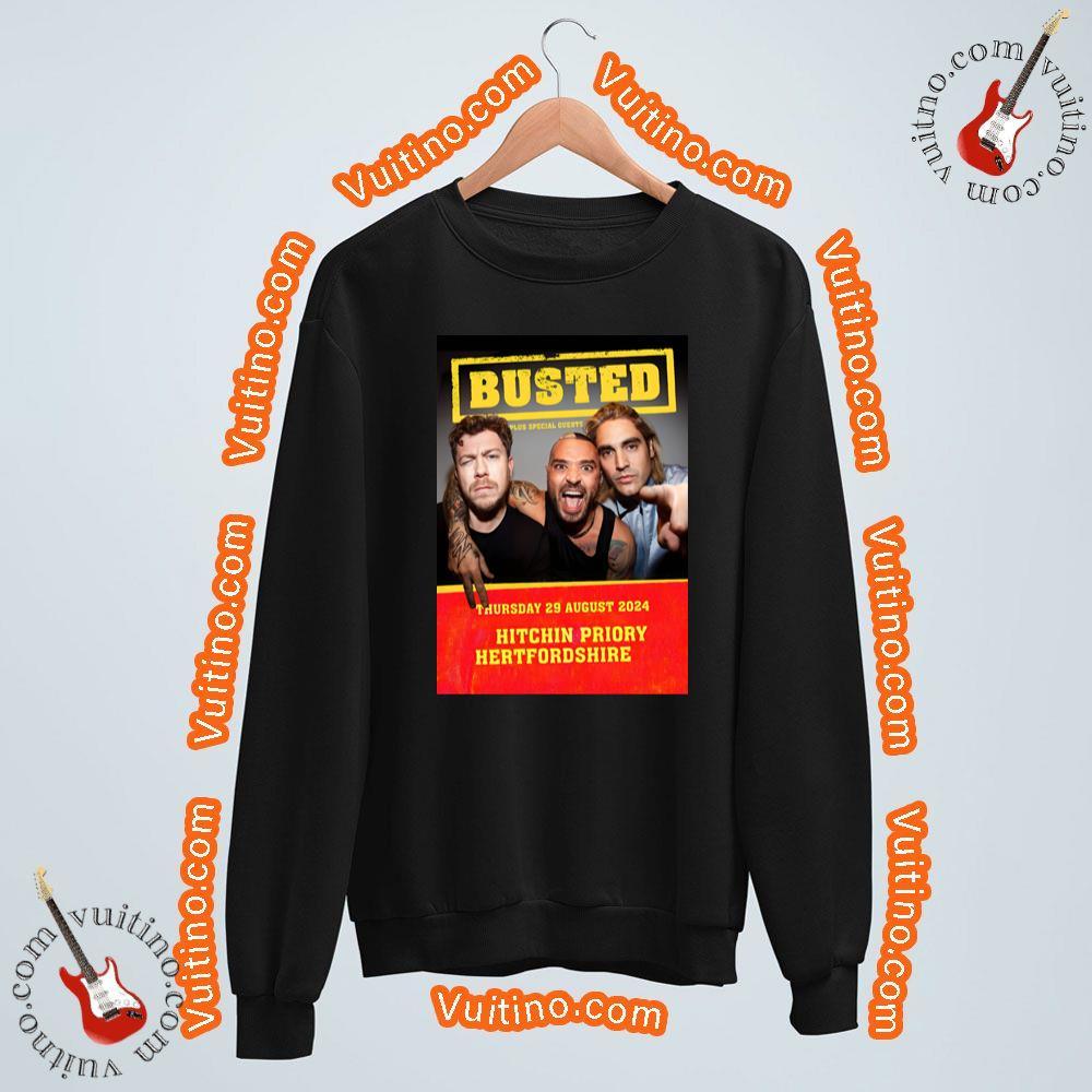 Busted Greatest Hits 2024 Uk Tour Hertfordshire Hitchin Priory Merch